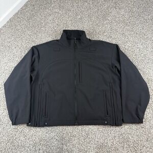 Blauer Jacket Mens XXL Black Softshell Police Duty Tactical 4660 Fleece Lined